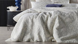 Quilt / Duvet  Cover Set - Platinum FLEUR INK (Queen)