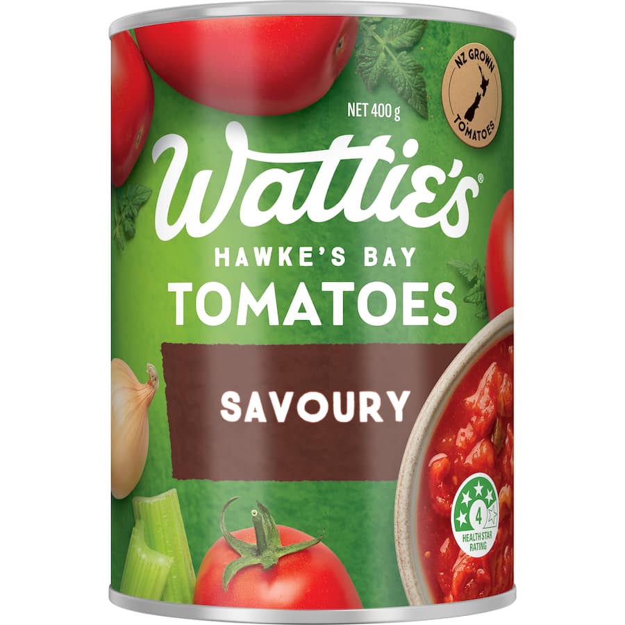 Watties Flavoured Tomatoes Savoury Can 400g