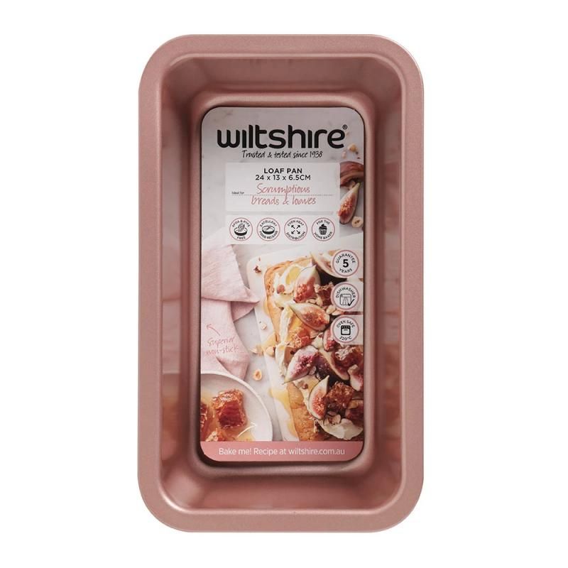 Wiltshire Rose Gold Loaf Pan 24x13x6.5cm