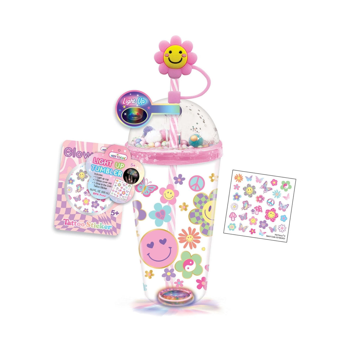 Light Up Tumbler - Flower