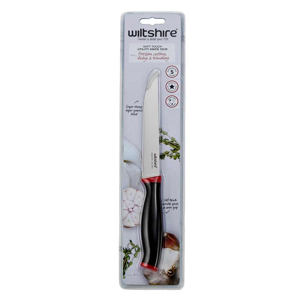 Wiltshire - Soft Touch Anti-bacterial Handle Utility 13cm