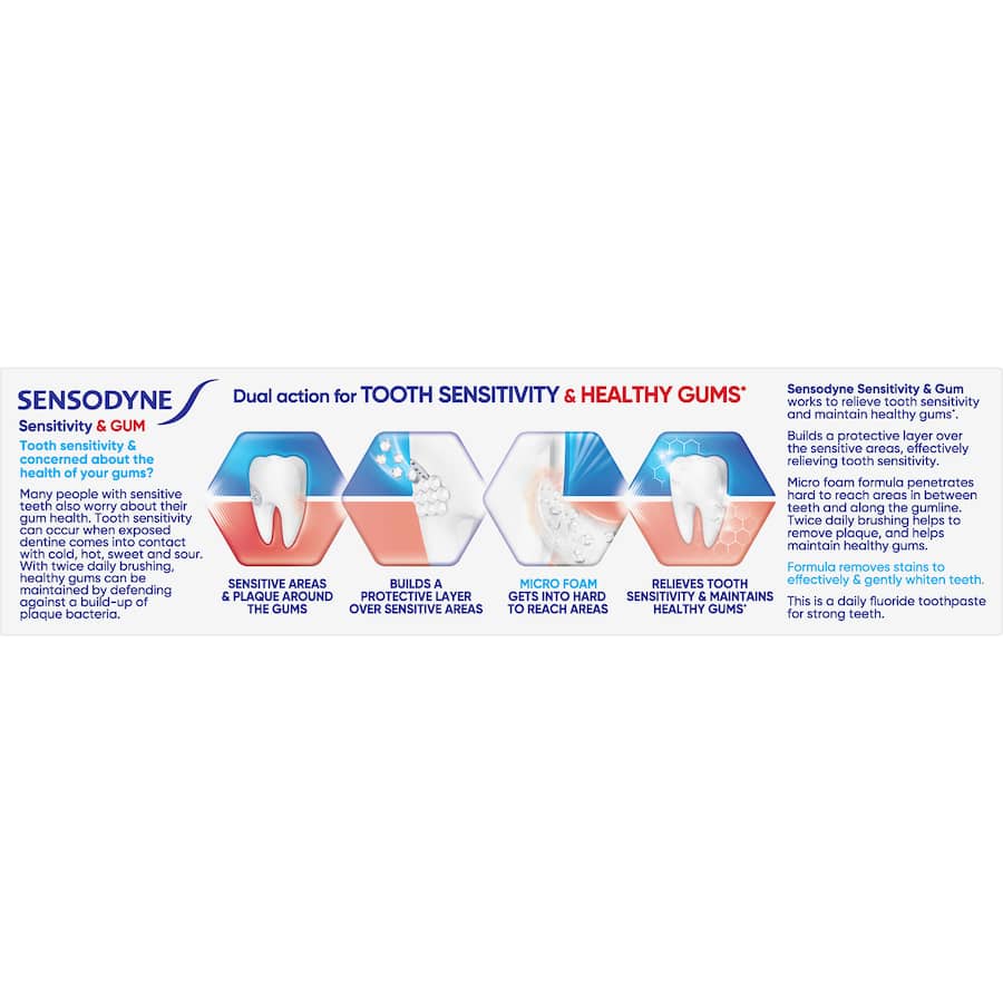Sensodyne Sensitivity & Gum Toothpaste Whitening 100g