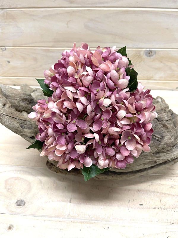 Artificial Flower Bundle - Hydrangea (Mauve Pink)