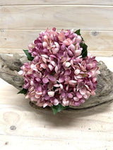 Artificial Flower Bundle - Hydrangea (Mauve Pink)