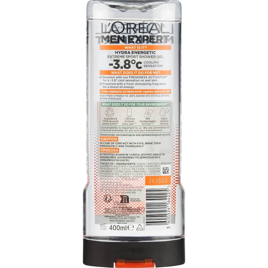 Loreal Men Expert Shower Gel Hydra Energetic 400mL