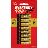 Eveready Gold Batteries Aa 8pack