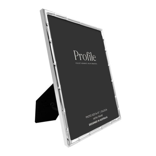 Profile - Bamboo Silver Metal Photo Frame - 4x6in (10x15cm)