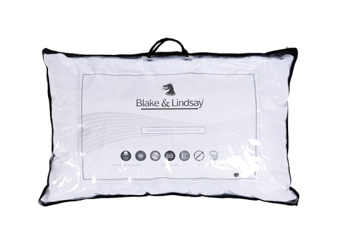 Blended Microfibre Pillow - Blake & Lindsay (48 x 74 cm)