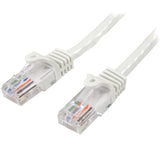 Cat5e Ethernet Patch Cable with Snagless RJ45 Connectors - 10 m (33 ft.), White