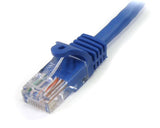 Cat5e Patch Cable with Snagless RJ45 Connectors - 5 m, Blue