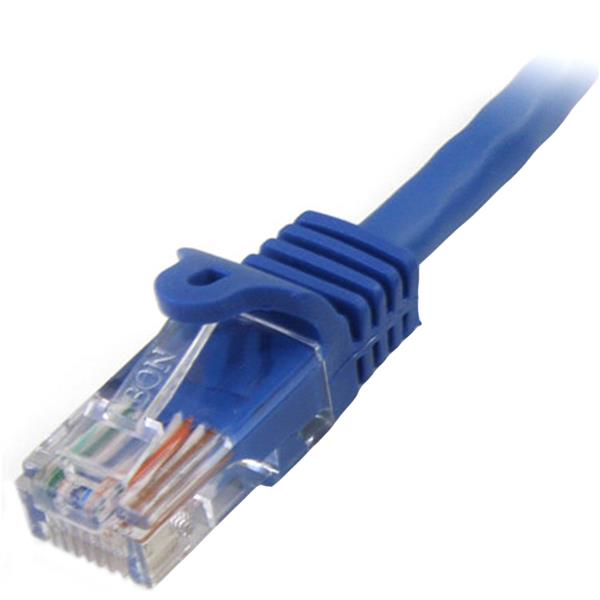 Cat5e Ethernet Patch Cable with Snagless RJ45 Connectors - 7 m, Blue