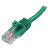 Green Cat5e patch cable, 2m long, with snagless RJ45 connectors for reliable and efficient networking solutions.