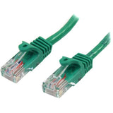 Green 2m Cat5e patch cable with snagless RJ45 connectors for reliable networking and color-coded management.