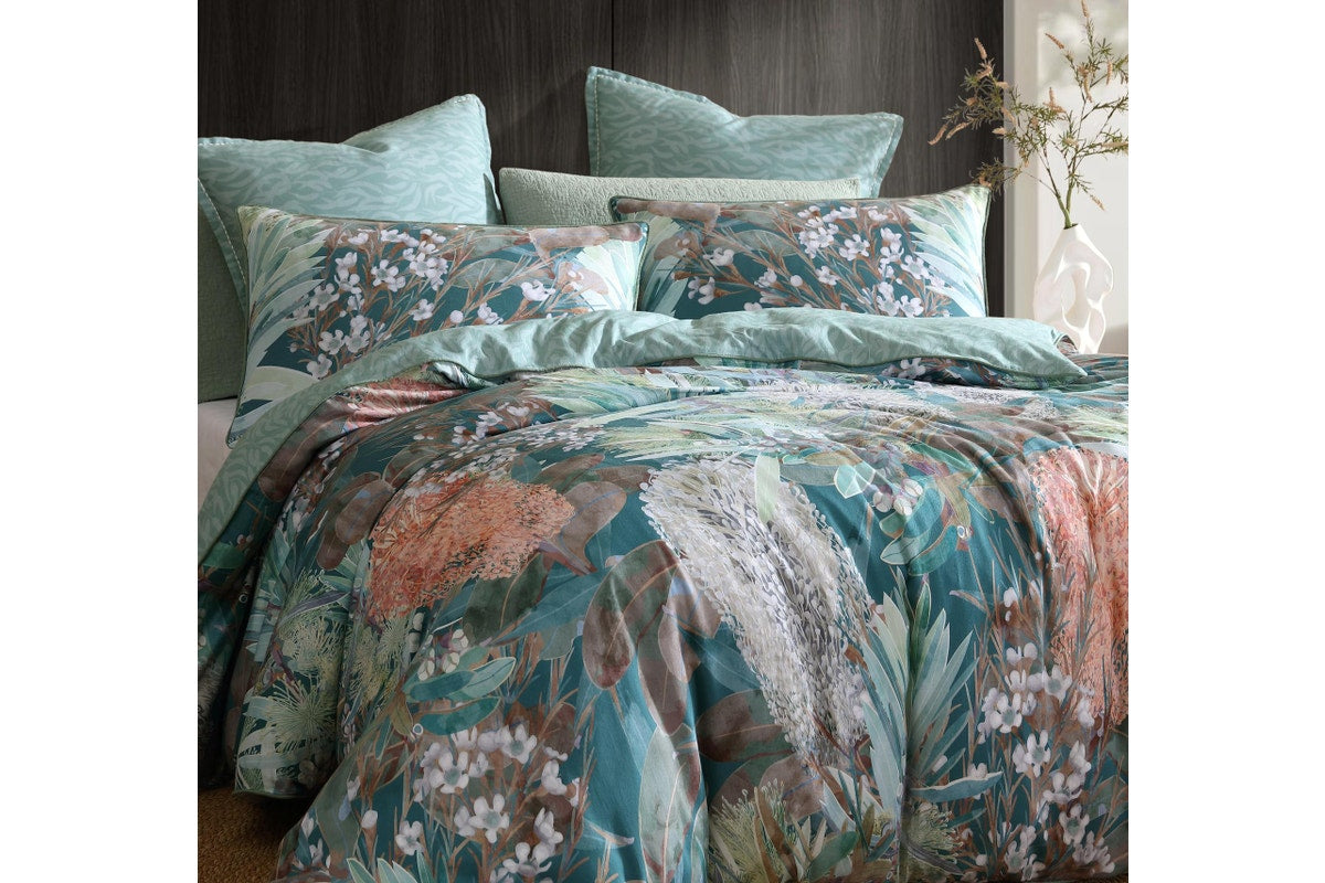 Quilt / Duvet  Cover Set - Logan and Mason TOMAH EUCALYPT (Super King NZ)