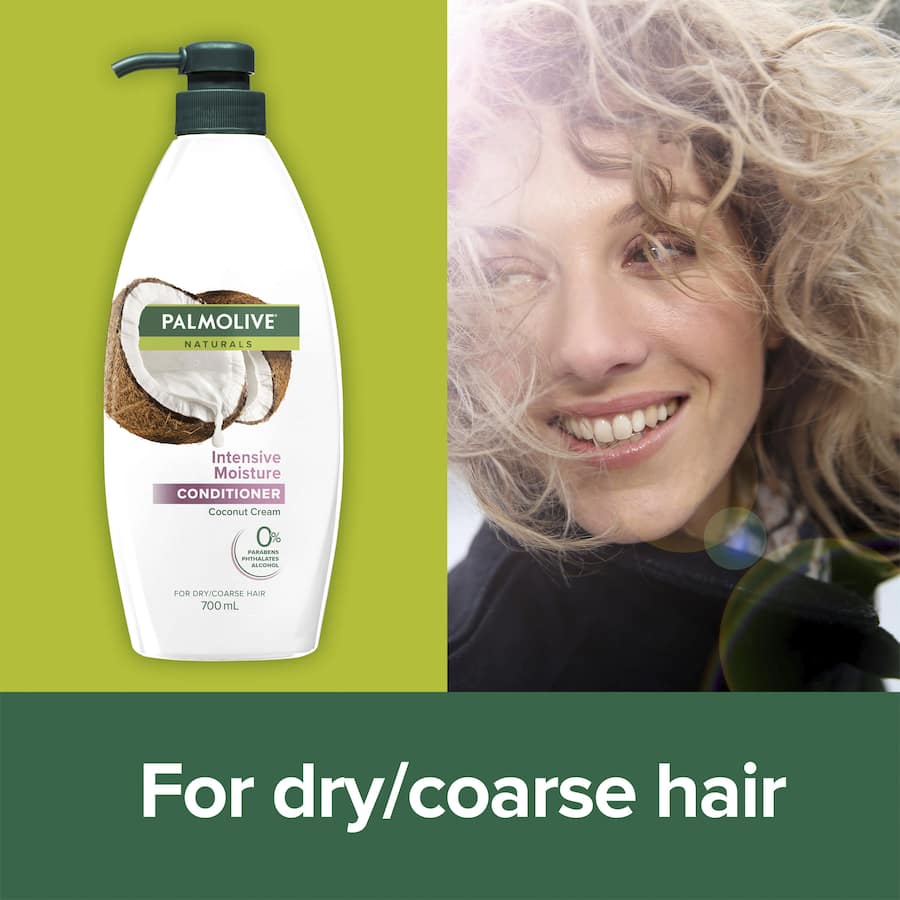 Palmolive Naturals Conditioner Intensive Moisture Dry Hair Pump 700mL