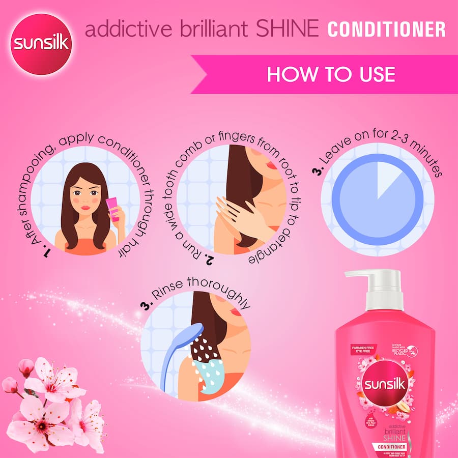 Sunsilk Conditioner Brilliant Shine Pump 700mL