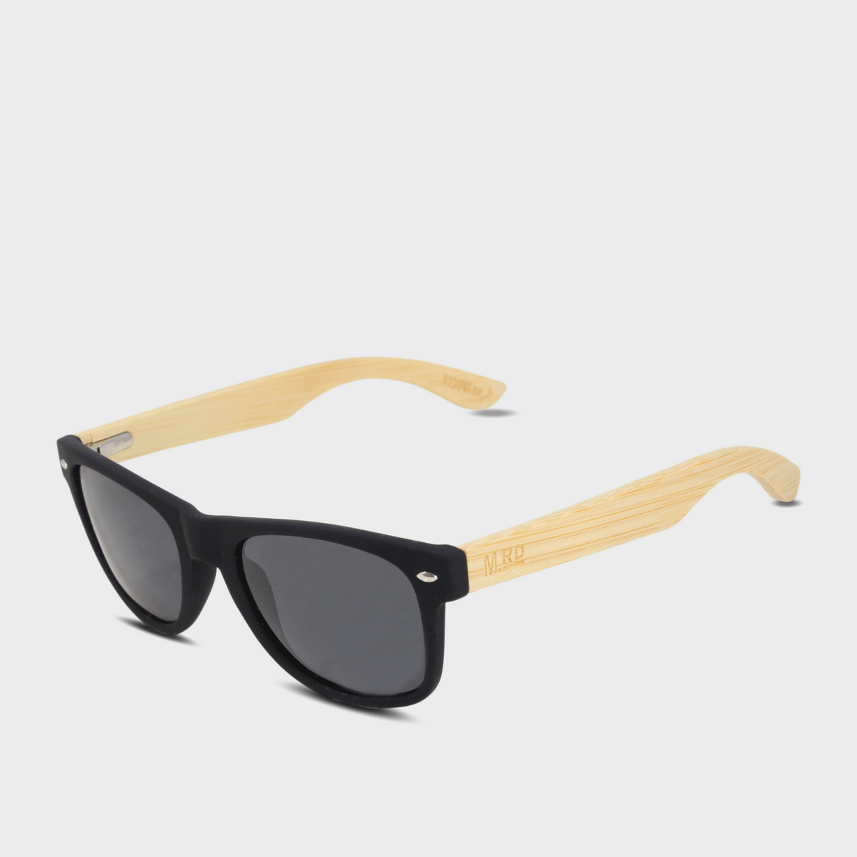 Moana Road - Reader Sunnies - Black w/ Wooden Arms - 1