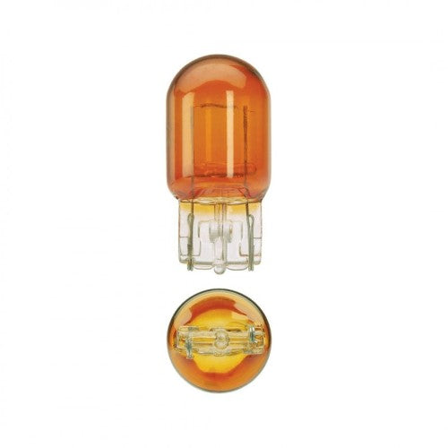 WEDGE GLOBE 12V 21W T20 AMBER 2PK - NARVA