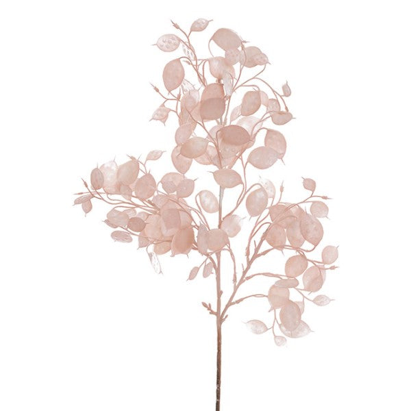Artifcal Flower / Foliage - Moonwort Honesty Spray Soft Pink