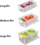 Produce Saver - OXO Good Grips White Medium Bin (35.1L x 18.8W x 11.9Hcm)