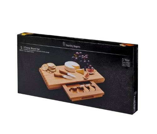 Stanley Rogers Bamboo 5pc Cheese Set
