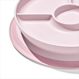 Divided Plate - OXO TOT Stick & Stay (Blossom)