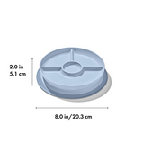 Divided Plate - OXO TOT Stick & Stay (Dusk)