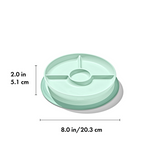 Divided Plate - OXO TOT Stick & Stay (Opal)