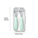 On-The-Go Fork And Spoon Set - OXO TOT (Opal)