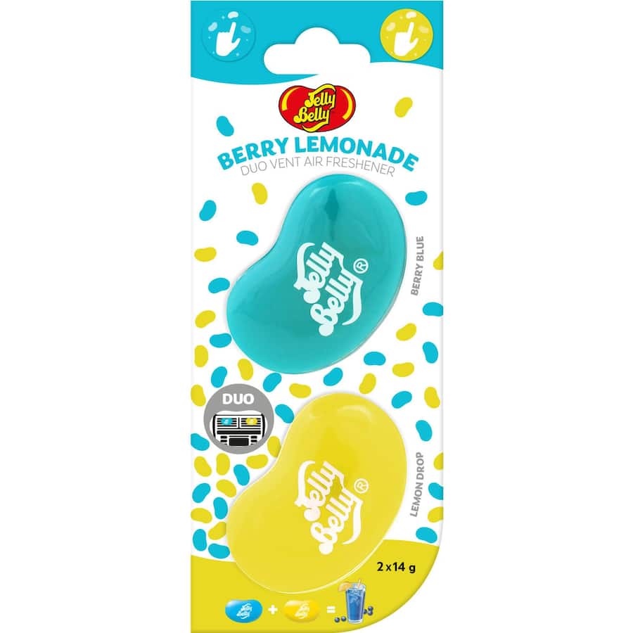 Jelly Belly Car Freshener Berry Lemonade Duo - 2x14g