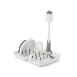On the Go Drying Rack & Bottle Brush - OXO TOT (Pebble)