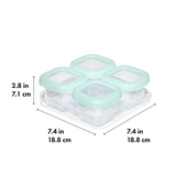 Baby Blocks Food Storage Containers - OXO TOT 180ml (Opal)