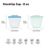 Silicone Reusable Bags 2 Piece Stand Up Cup Set - OXO TOT