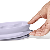 Stick & Stay Divided Plate - OXO TOT (Lilac)