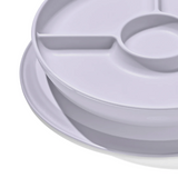 Stick & Stay Divided Plate - OXO TOT (Lilac)