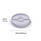 Stick & Stay Divided Plate - OXO TOT (Lilac)