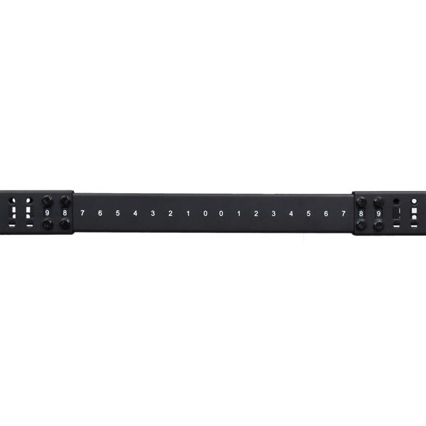 25U Adjustable Depth Open Frame 4 Post Server Rack w/ Casters & Cable Mgmt Hooks
