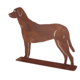Garden Decoration - Dog Standing 40 x 10 x 56cm (Set of 2)