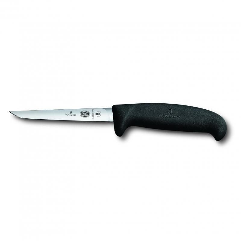 Victorinox Fibrox Poultry Knife with 11cm blade, high-carbon stainless steel, slip-resistant handle for precise cutting.