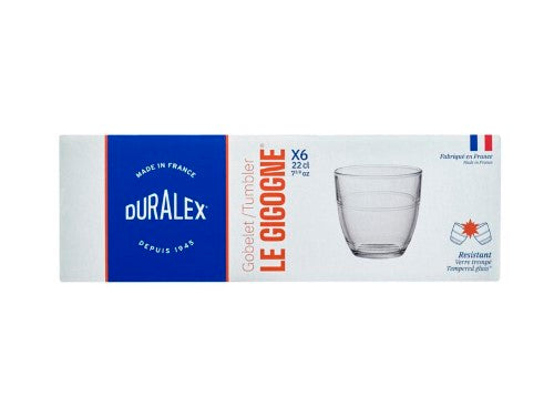 Duralex Gigogne Tumbler 220ml - Set 6