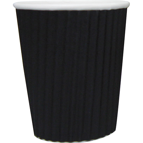 Ripple Hot Drink Cups - Detpak Black - 360ml 40 Pack