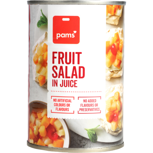 Fruit Salad In Juice Pams 410g