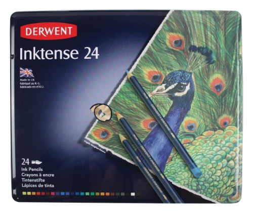 Derwent Inktense Pencils - Assorted Tin of 24