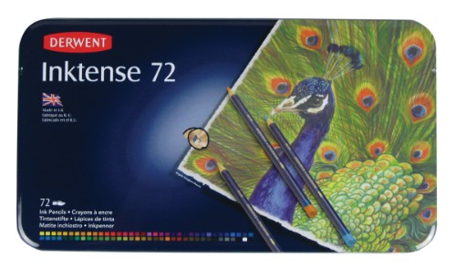 Derwent Inktense Pencils - Assorted Tin of 72