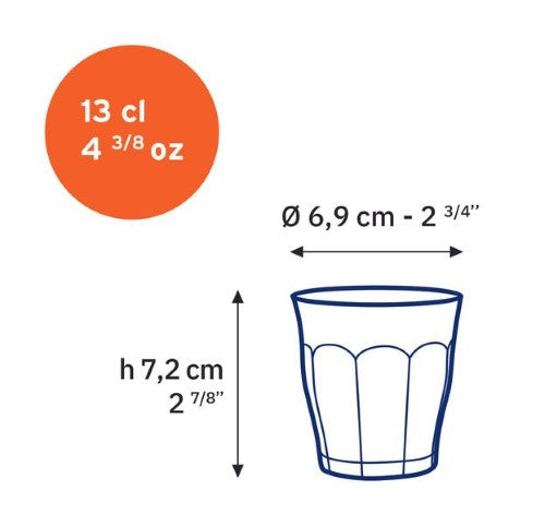 Duralex Picardie Tumbler 130ml - Set 6