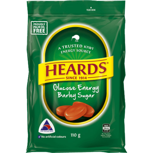 RJ's Heards Glucose Energy Barley Sugar 110g