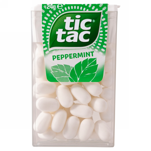 Tic Tac Peppermint Mints 24 x 24g