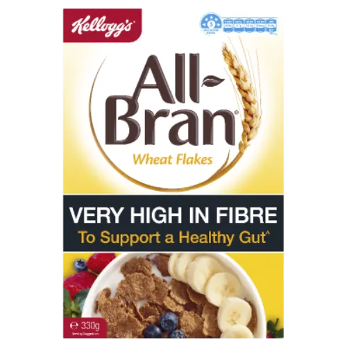 All-Bran Wheat Flakes Breakfast Cereal Kellogg’s 330g