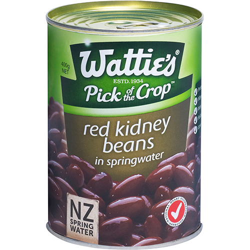 Red Kidney Beans In Spring Water Wattie’s 400g