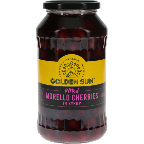 Pitted Morello Cherries In Syrup Golden Sun 700g